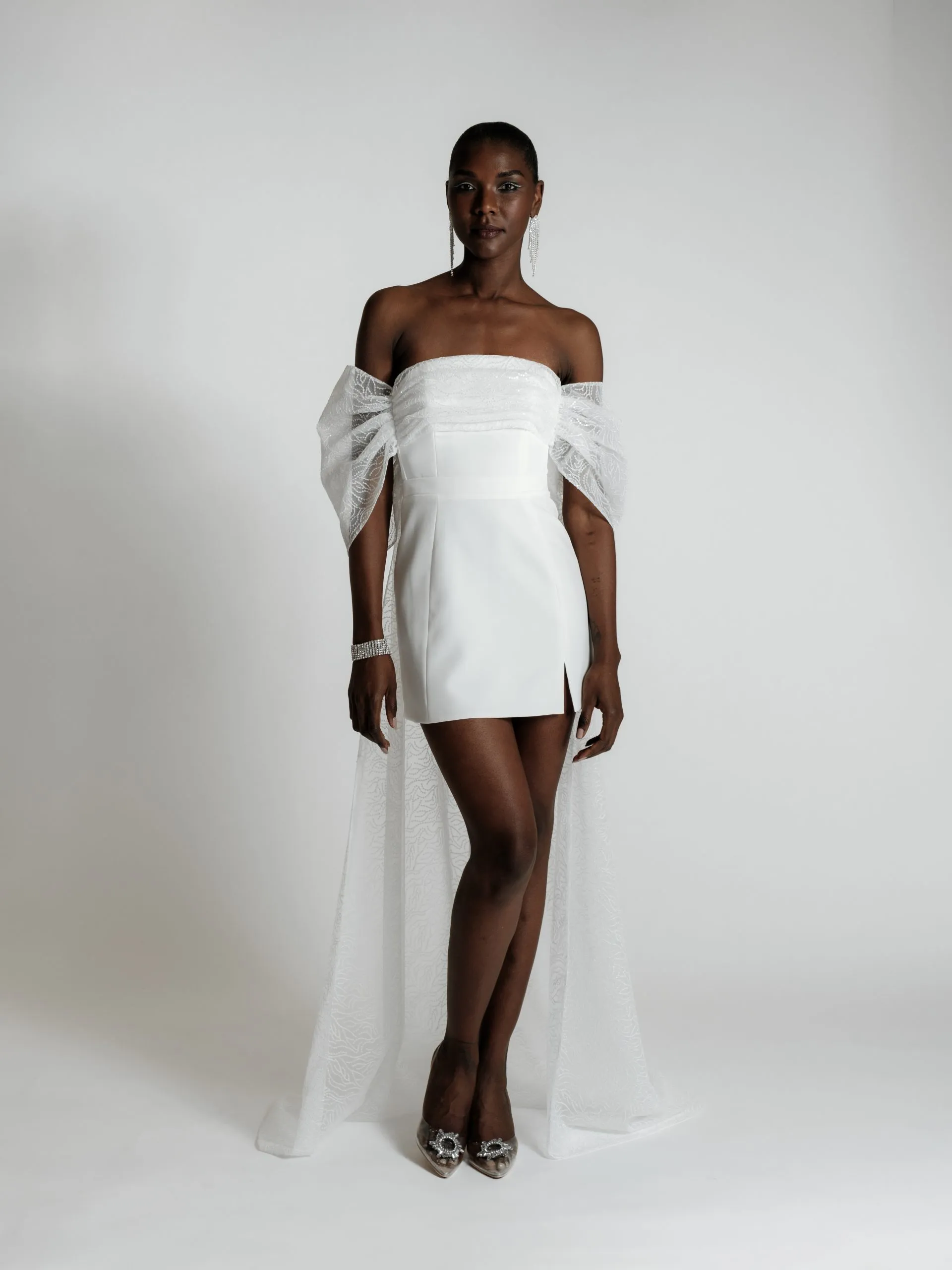 ABA – Robe de mariée courte bustier
