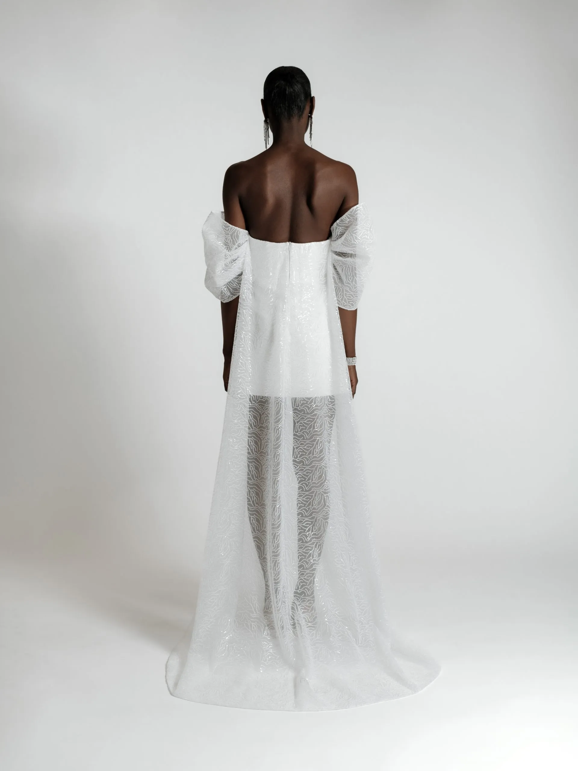 ABA – Robe de mariée courte bustier