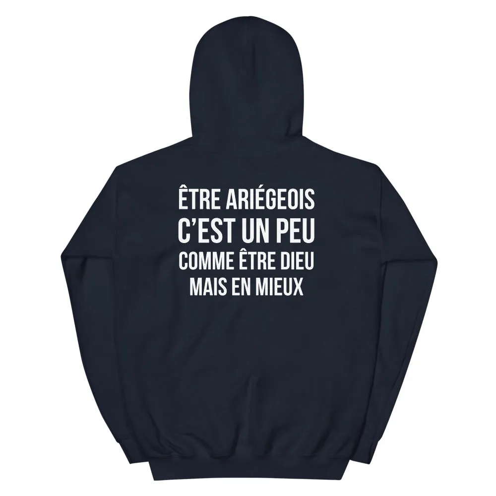 Ariégeois comme Dieu mais en mieux - Sweat à Capuche standard