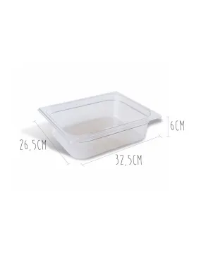 Bac gastro professionnel en copolyester 1/2 32,5x26,5cm