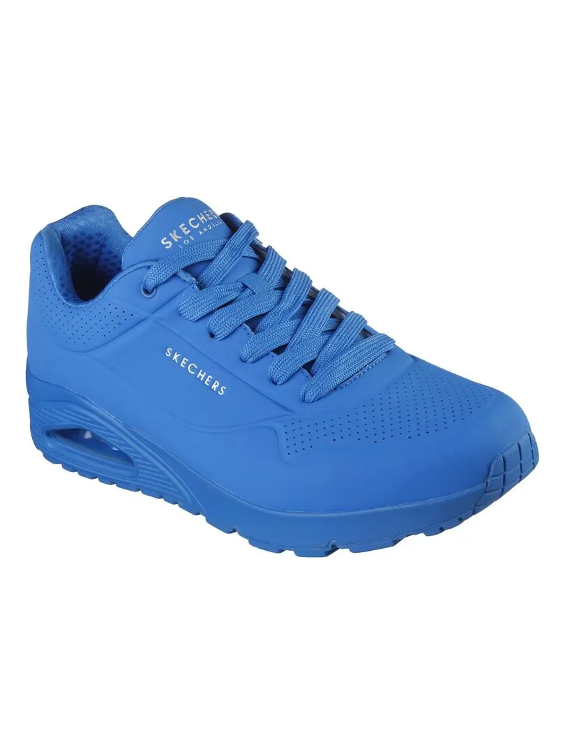 Basket Skechers Stand On Air - Bleu