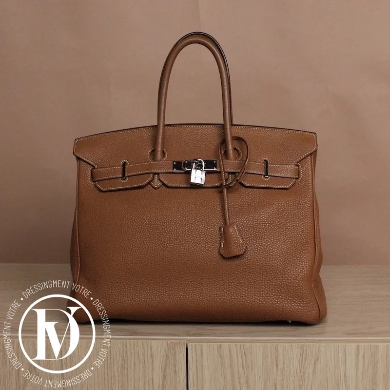 Birkin 35 en cuir togo gold – Hermès