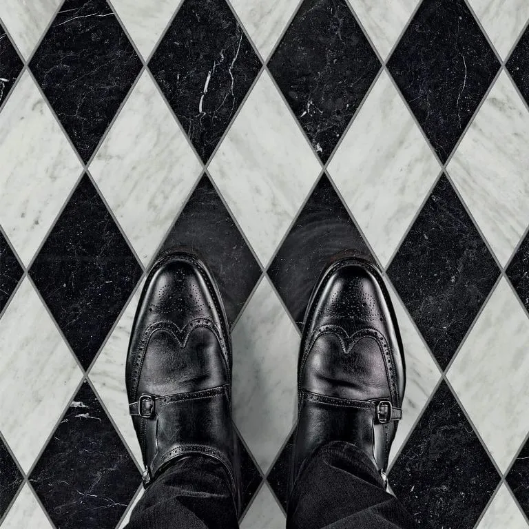 Bisazza Marmo Certaldo Nero Brillant 22,9x39,6 cm 18MCR00013 