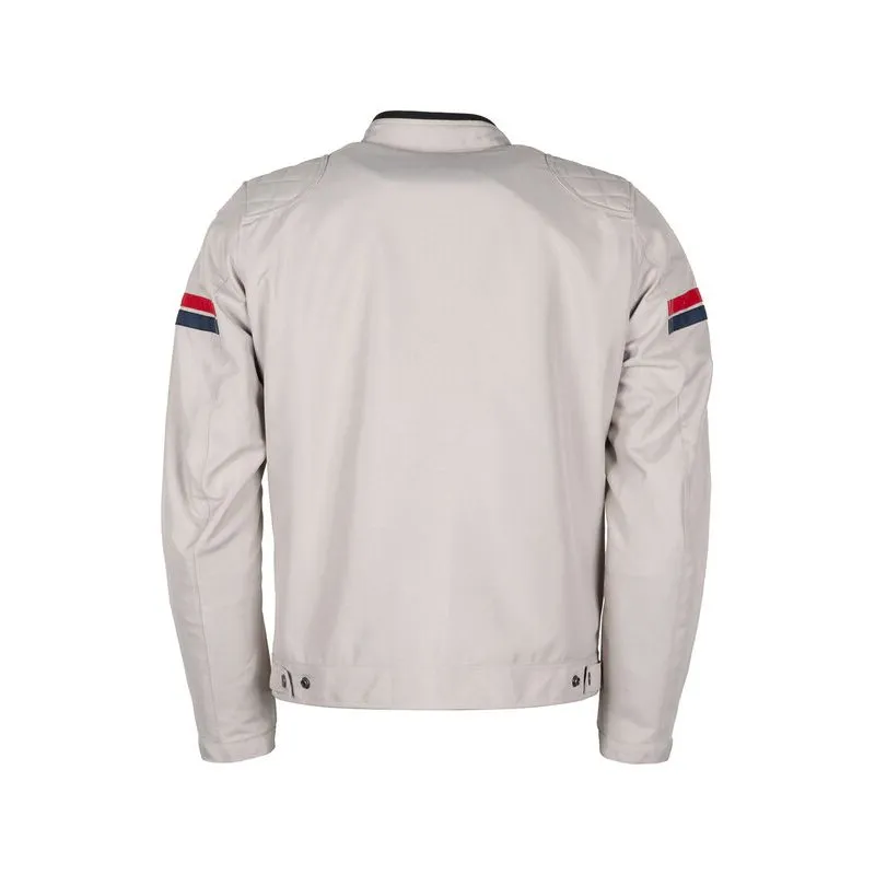 Blouson Helstons Chevy Tissu Technique Argent/Rouge/Bleu