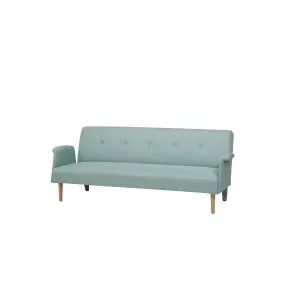 Canapé Convertible en Tissu DARNO Turquoise | 3 Suisses
