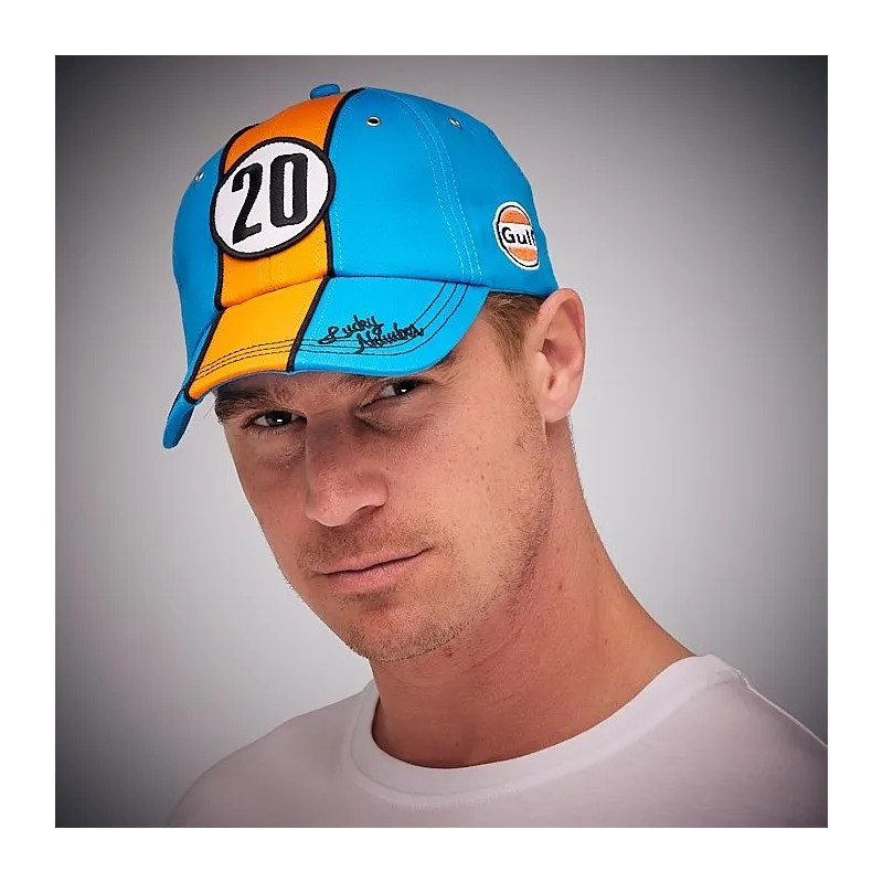 Casquette Grand Prix cobalt orange 20
