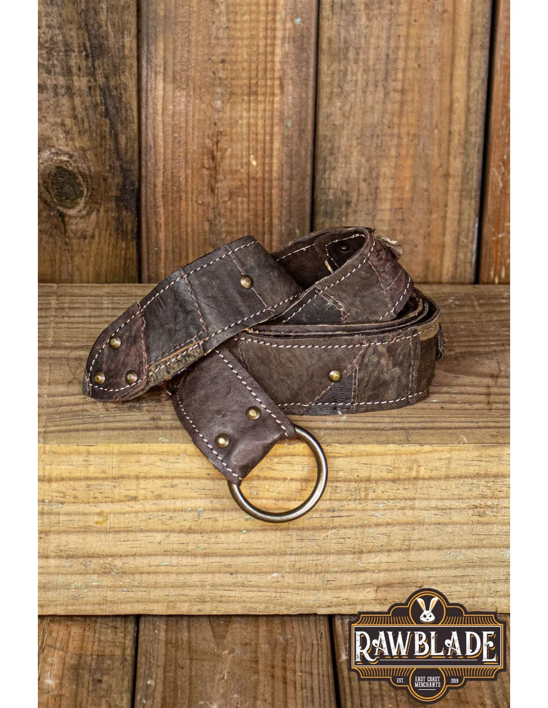 Ceinture de chasseur médiéval - marron ⚔️ Boutique Épées