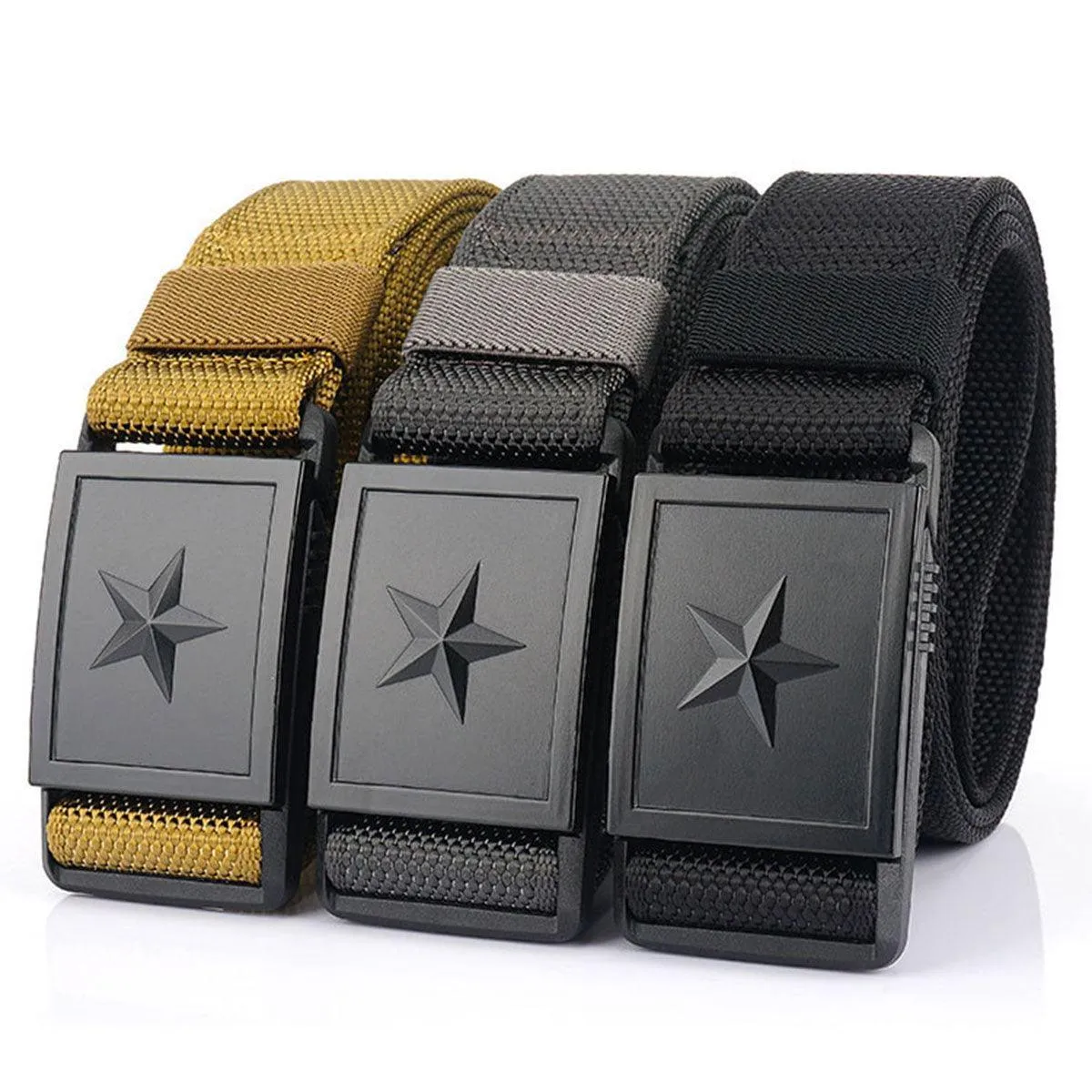 Ceinture en Toile Nylon avec Boucle à Attache Rapide, modèle Kenes