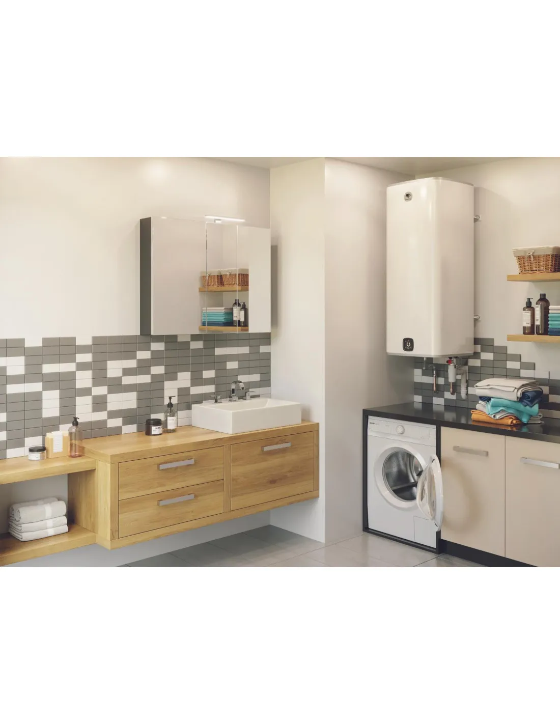 Chauffe-eau électrique Malicio 3 150L blanc vertical THERMOR 271108