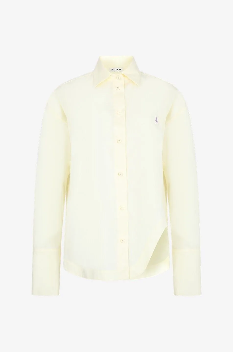 Chemise en popeline asymétrique Eliza