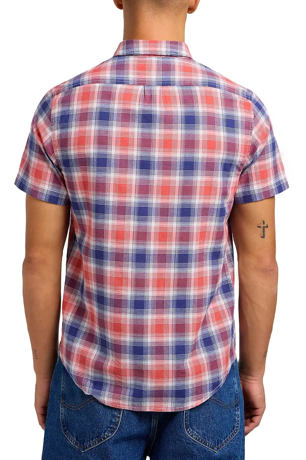 Chemise LEE BUTTON Poppy Check
