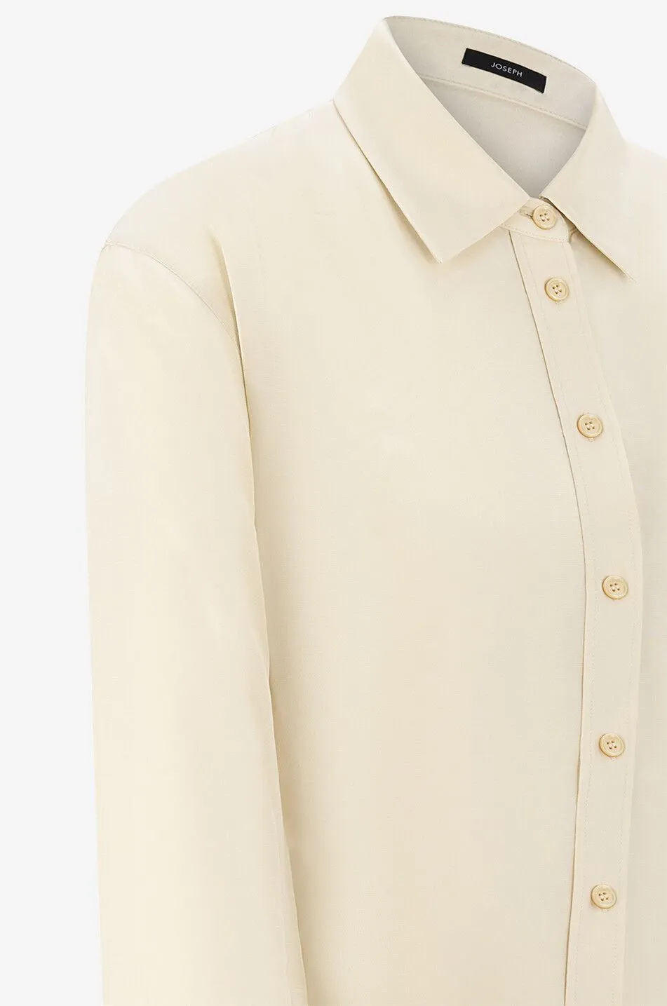 Chemise à manches longues en soie Joe