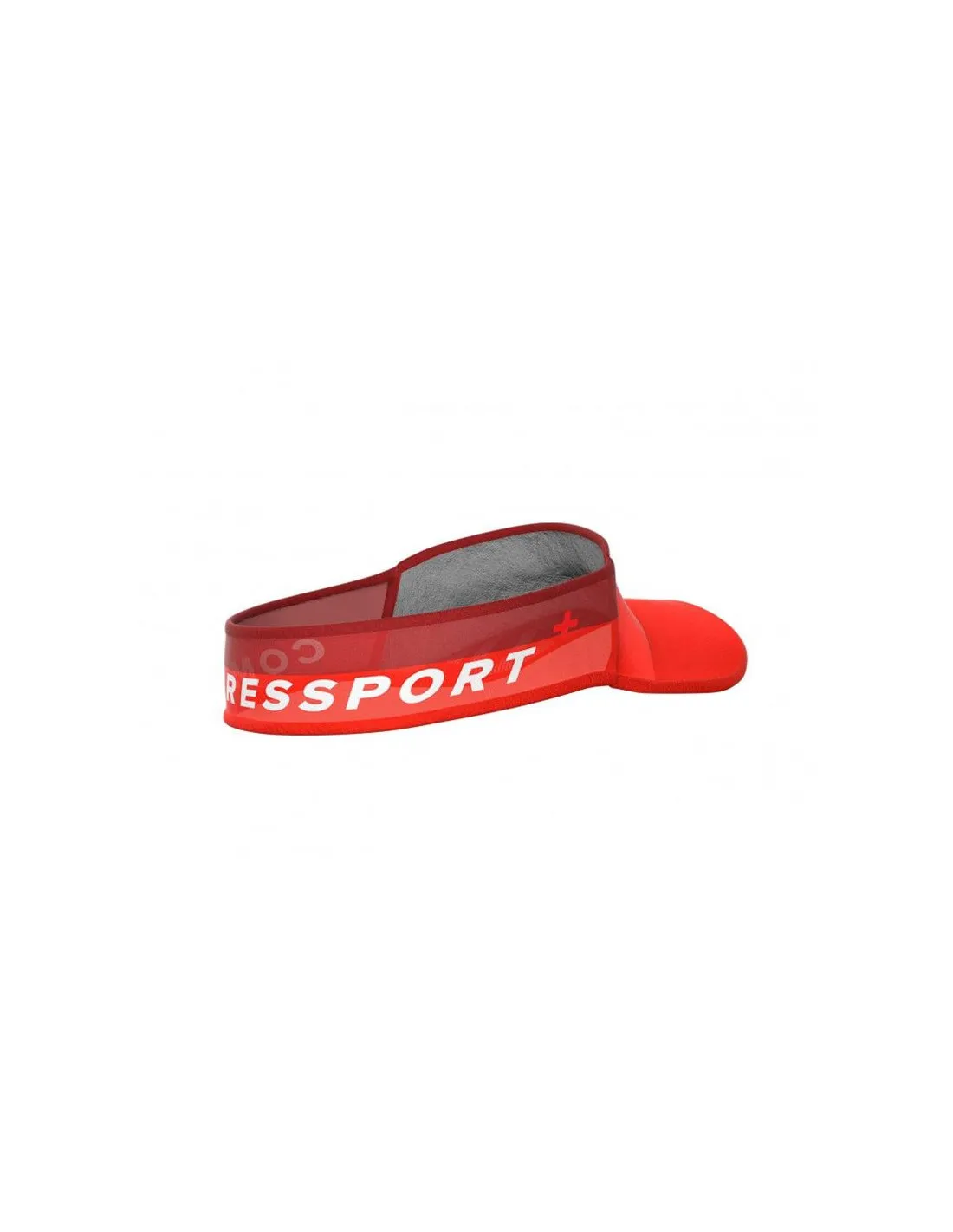 Compressport Visière de running ultralégère rouge