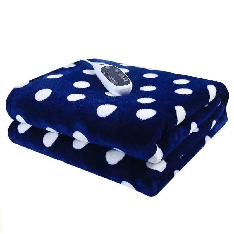 Couverture chauffante bleu
