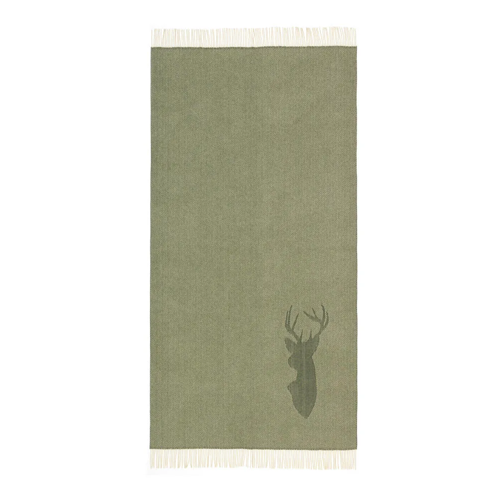 Couverture » Hubertus «, vert foncé, 205 x 145 cm