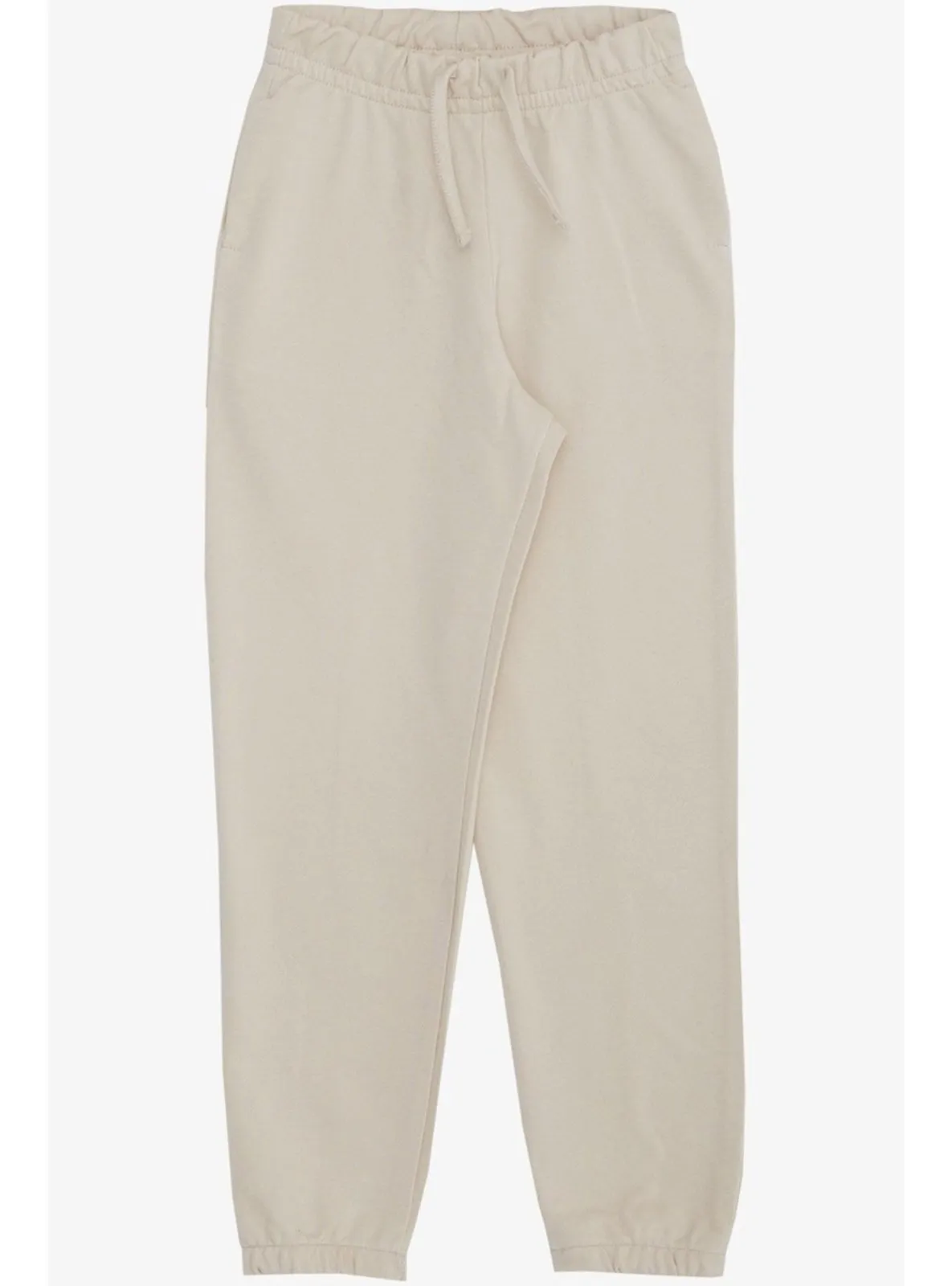 Cream - 350gr - Girls` Sweatpants