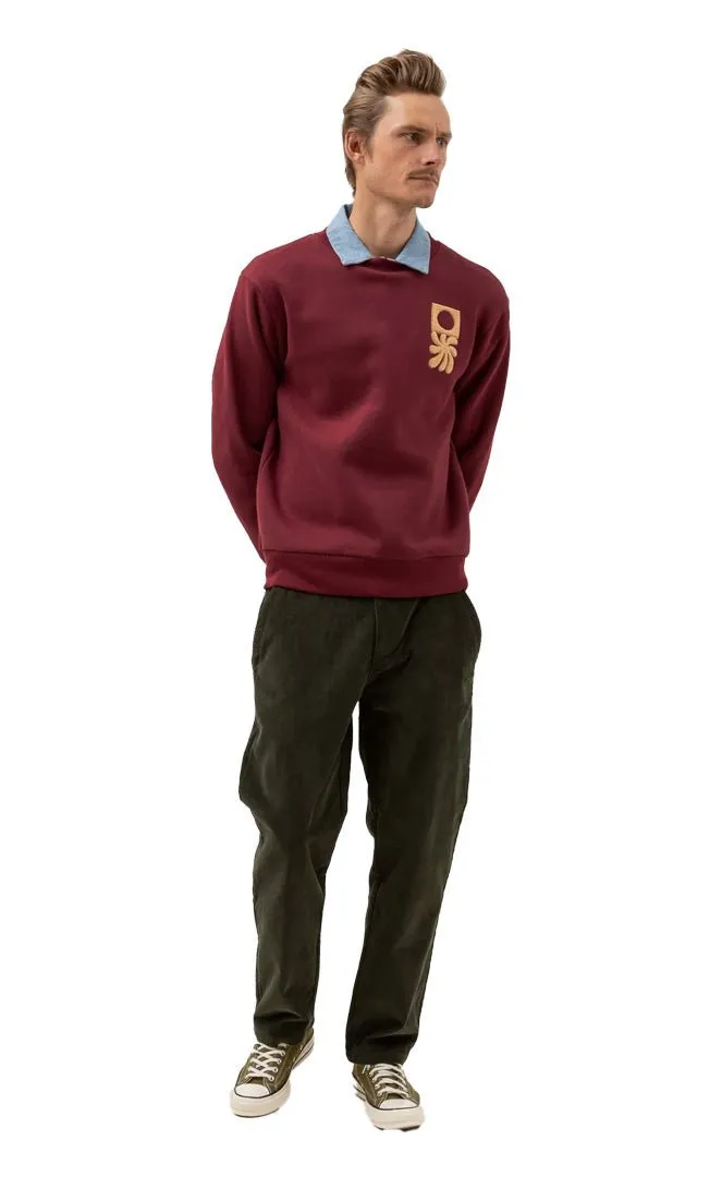 Embroidered Sweat Polaire Homme