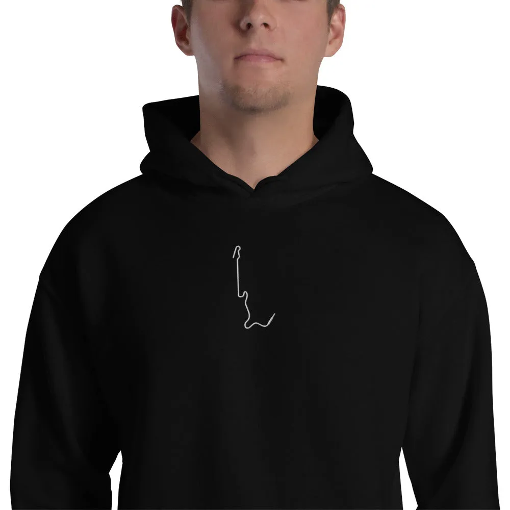 Guitare brodée strat fender like avec jack - Sweat à Capuche standard