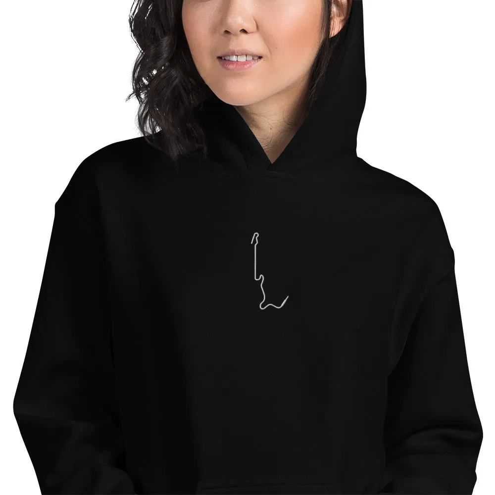 Guitare brodée strat fender like avec jack - Sweat à Capuche standard