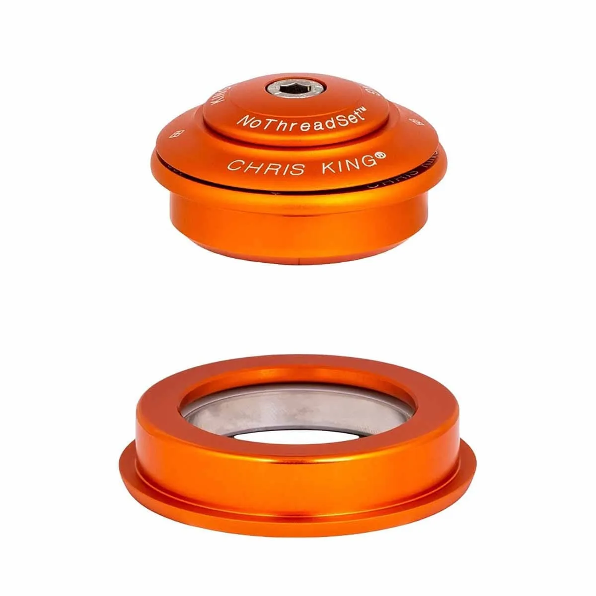 Jeu de Direction Semi-Intégré CHRIS KING INSET i2 11/8-1.5 ZS44/ZS56 Orange