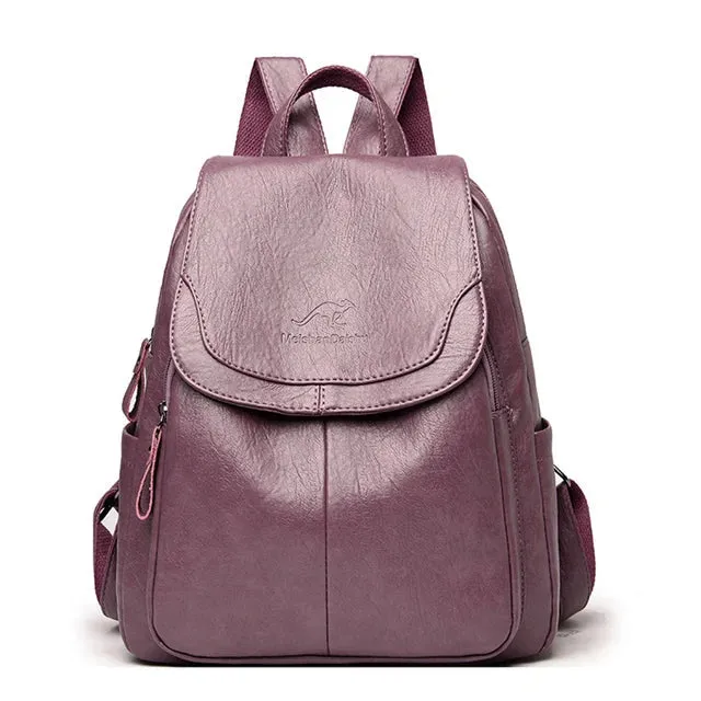 Leilani - Sac à Dos en Cuir Sécurisé pour Femmes légantes