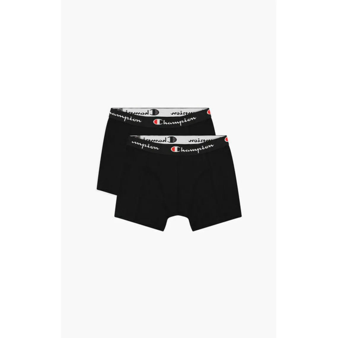 Lot de 2 Boxer noir en coton Champion - Boxer & Shorty Homme sur MenCorner