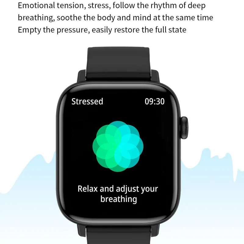 Montre Connectée 1.9" HD Appels Bluetooth Santé