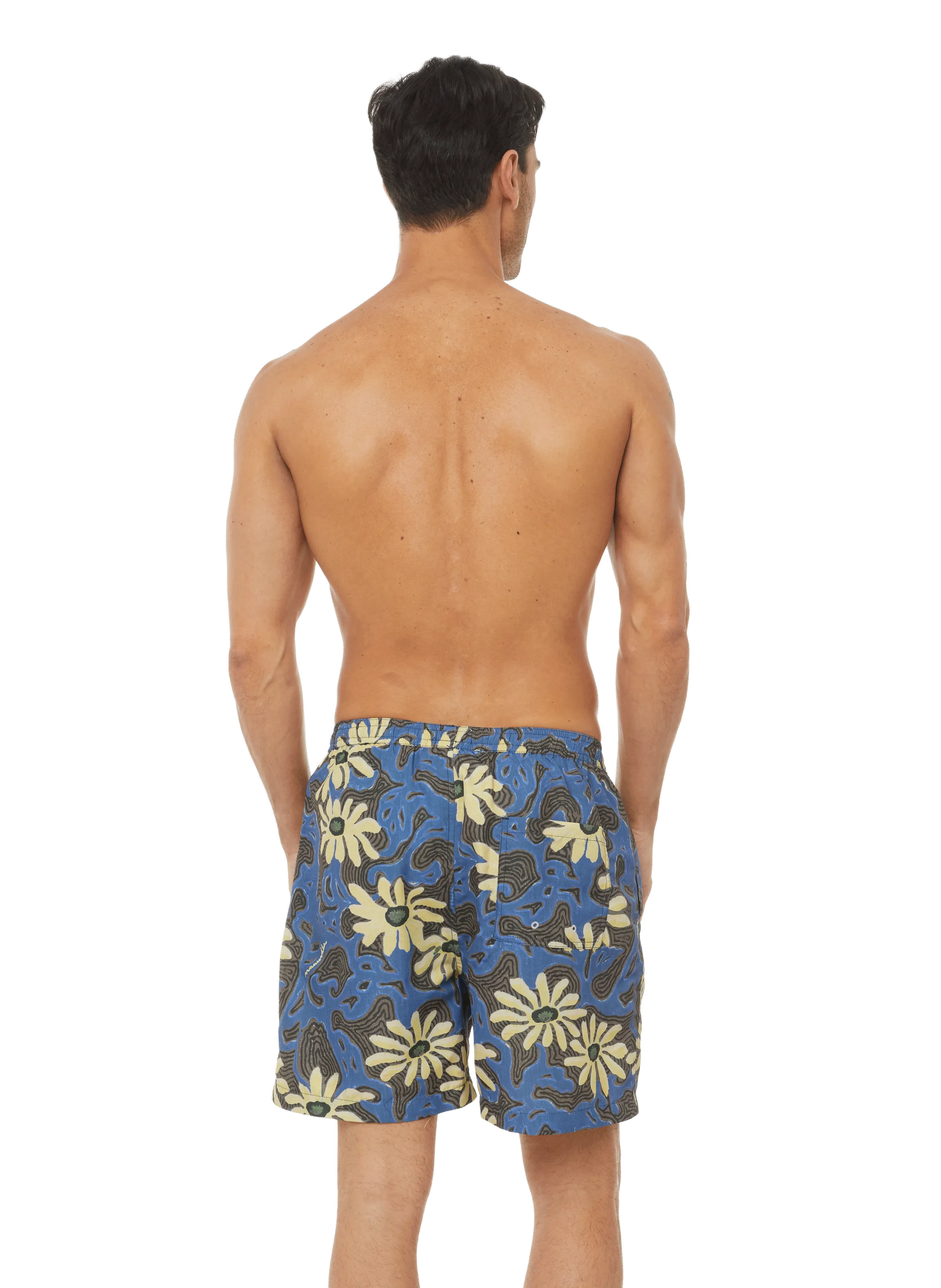 NANUSHKA  Short de bain Kenan - Bleu
