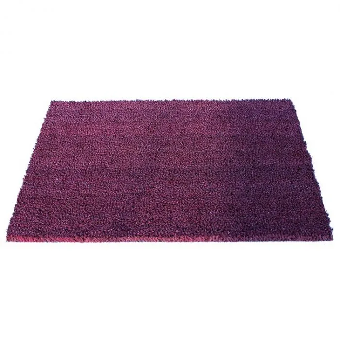 Paillasson en coco, bordeaux, 50 x 80 cm | MarketOnWeb