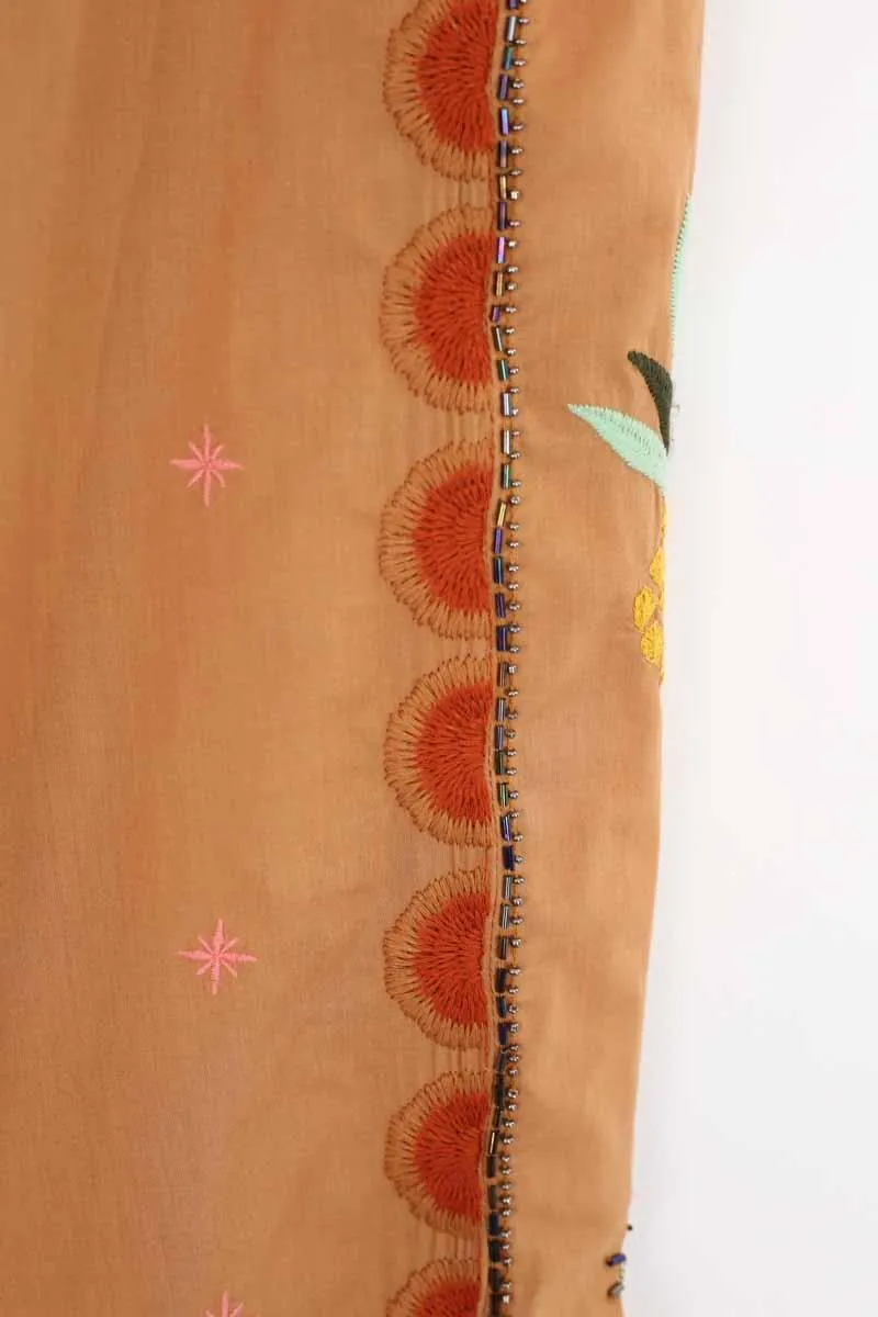 Pantalon large en coton