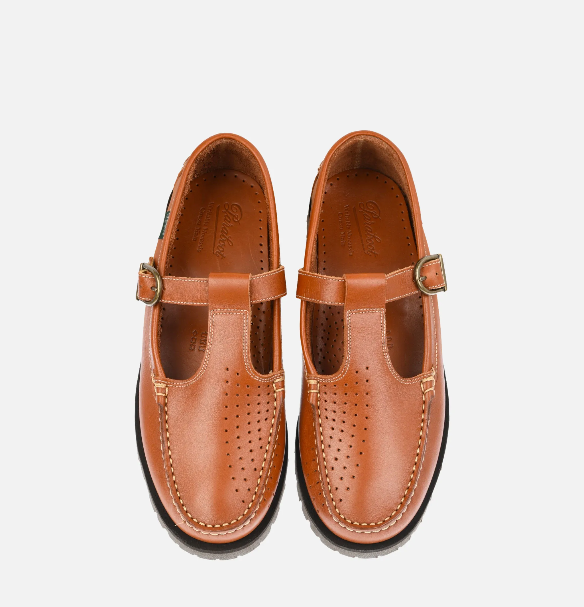 Paraboot Sandales | Babord Cognac | Royalcheese Paris