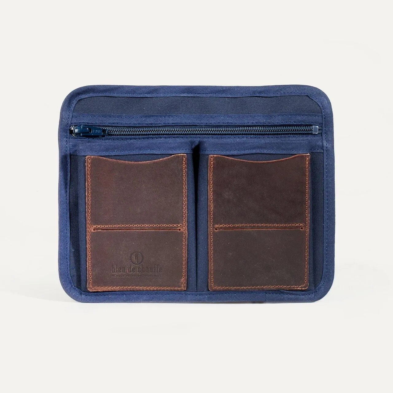 Poche multicompartiments - Bleu - Bleu de Chauffe - Marques de France