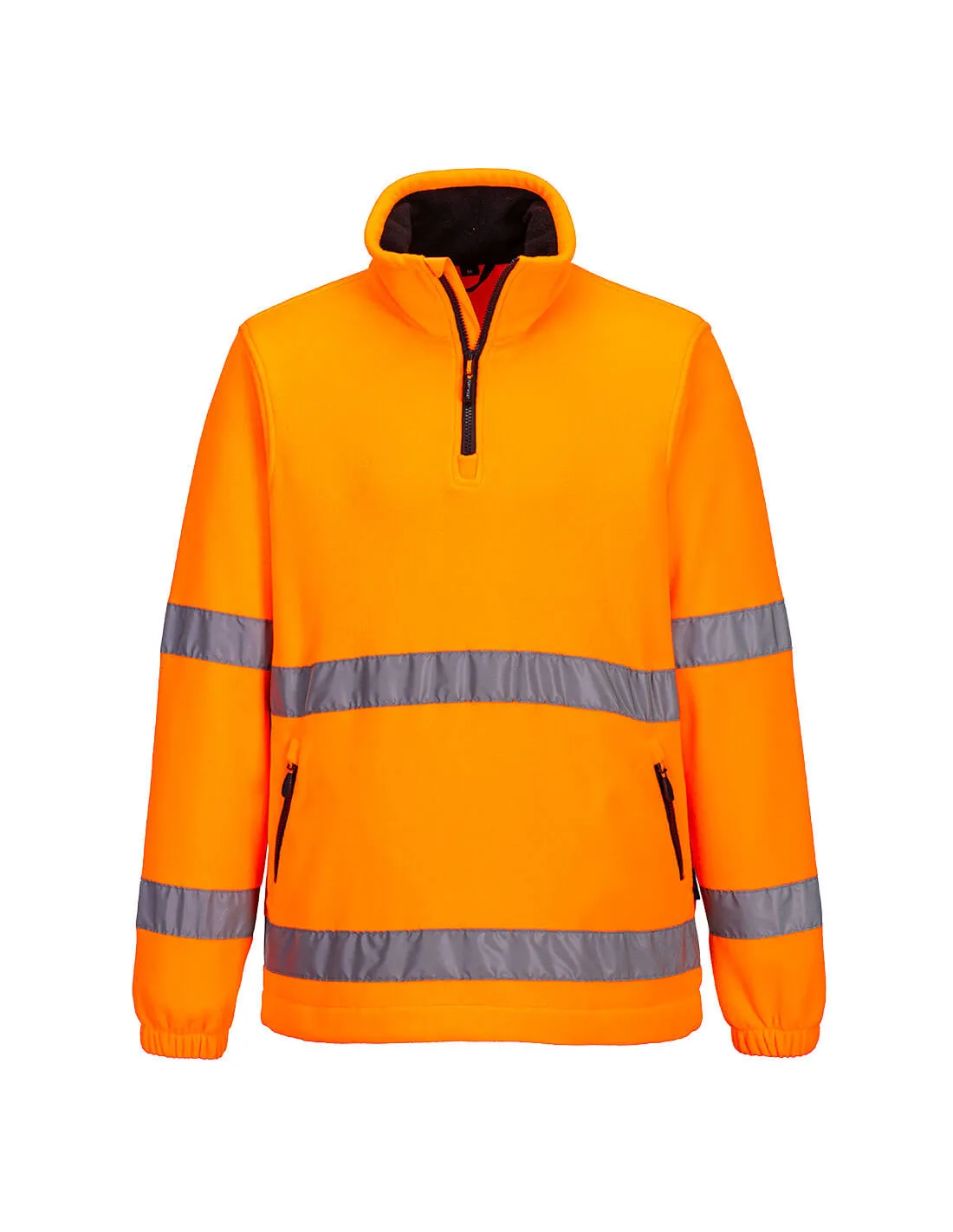 polaire 1/2 zip hv - taille xxl - orange - portwest