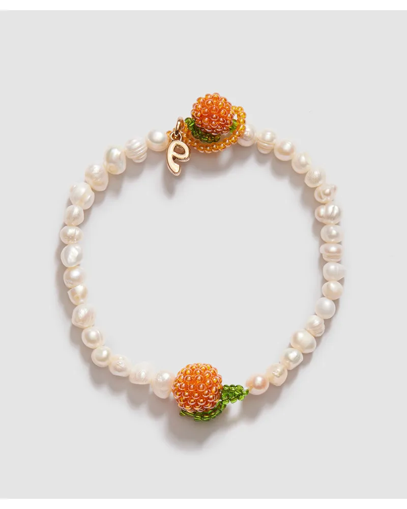 Pura Utz Bracelet perle orange brillant