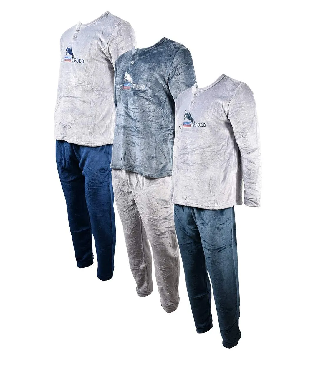 Pyjama Homme Long SWEET SECRET J2084 POLAIRE VERT