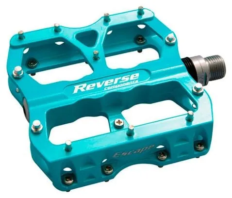 Pédales Reverse Escape Bleues Turquoise