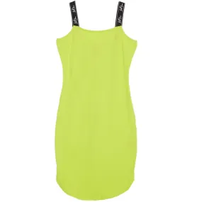 Robe bretelles signature vert