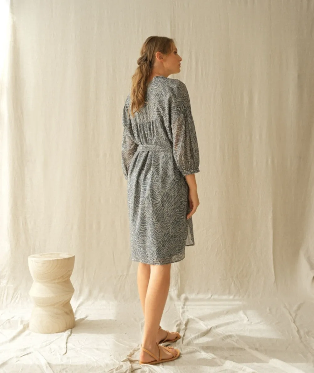 Robe Hana San ETIENNE Bleu orage