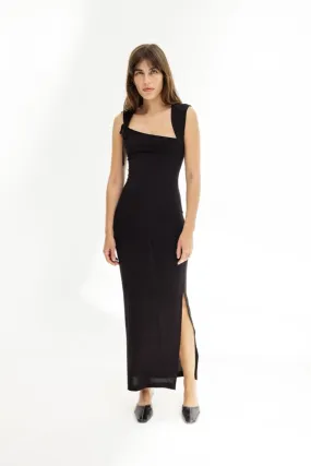 Robe longue noire