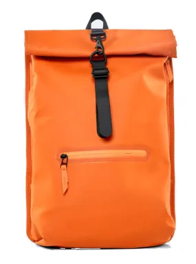 Roll Top Rucksack Fire Orange