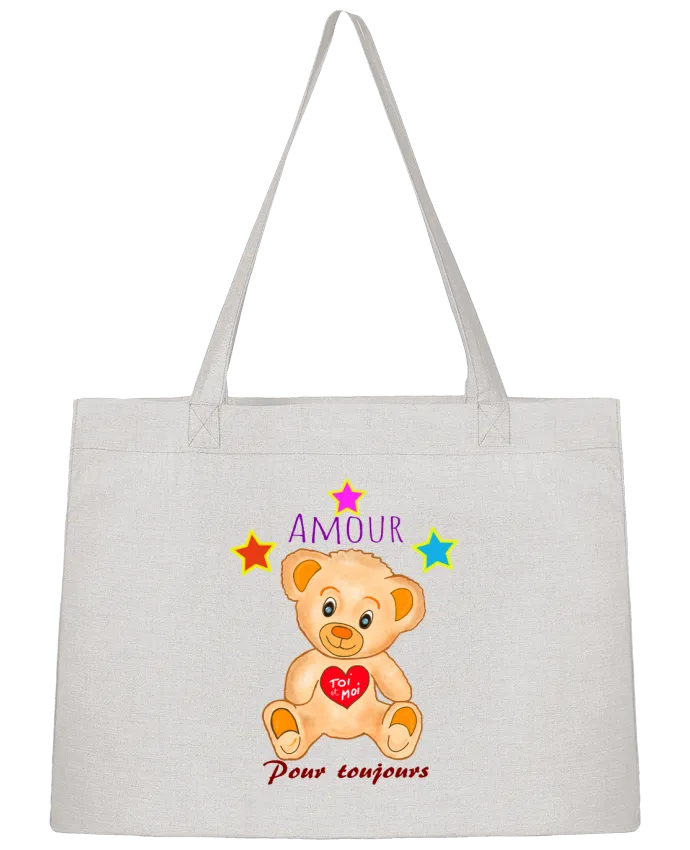 Sac Shopping Petit ourson doudou par Bief Designs.