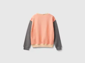 Sweat 100 % coton à logo pailleté
