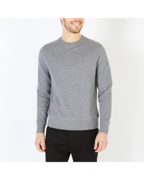Sweat chiné Eden Park grande taille gris - Size-factory