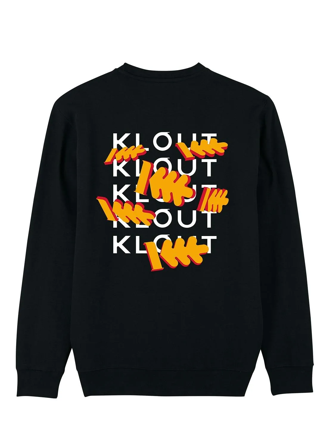Sweat Klout 3D Noire pour Homme et Femme