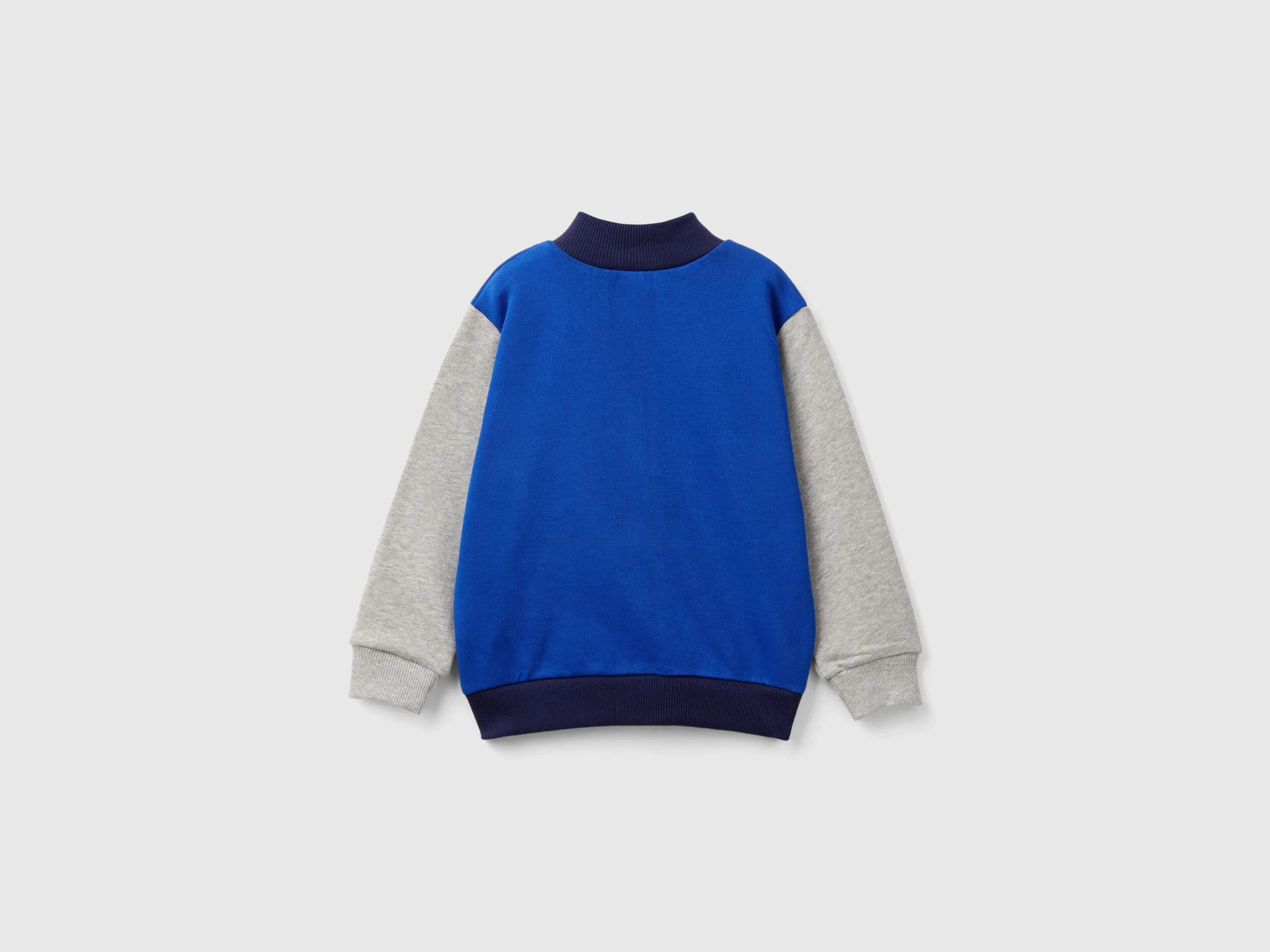 Sweat zippé en coton bio