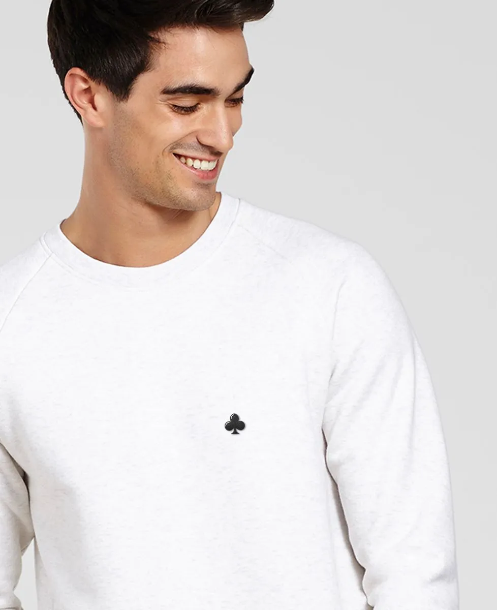 Sweatshirt homme As de Trèfle (brodé)