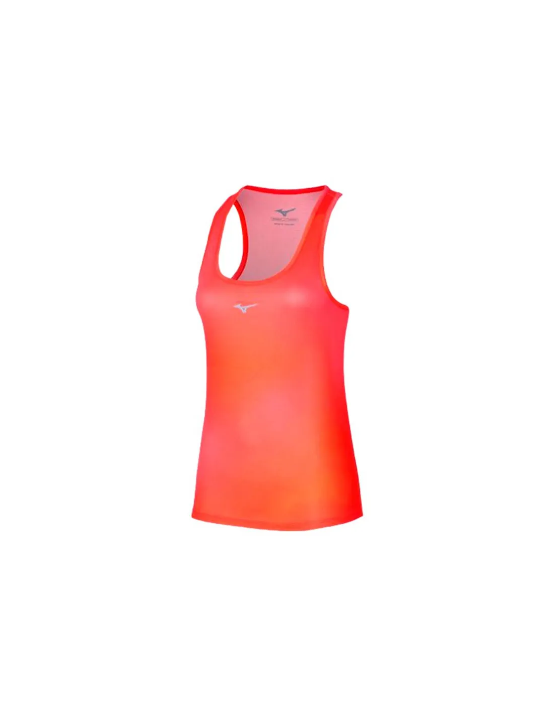 T-shirt by Running Mizuno Impulse Core Graphic Femme Orange