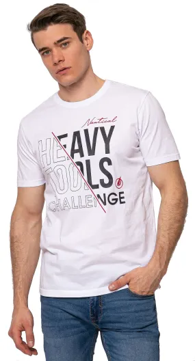 T-shirt Heavy Tools Modal - White - men´s