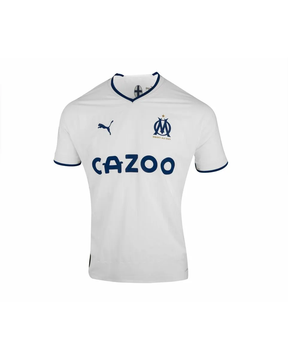 T-shirt manches courtes Homme OM HOME JSY AUTHENTIC Blanc