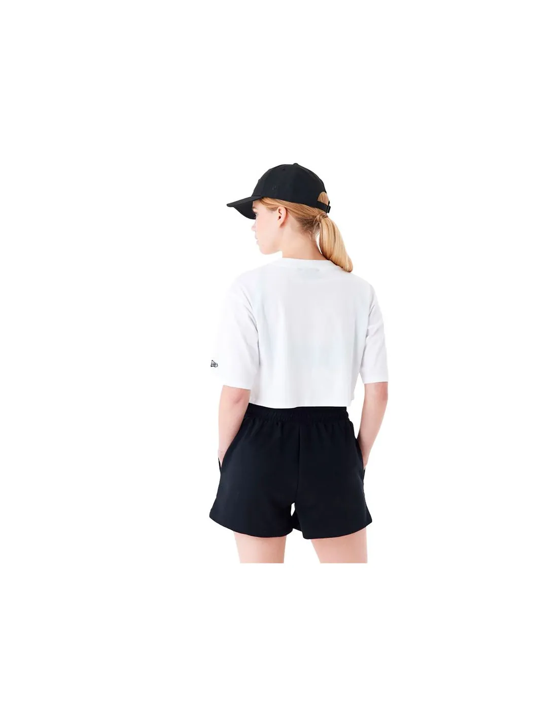 T-shirt New Era Crop New York Yankees MLB Lifestyle Femme Blanc